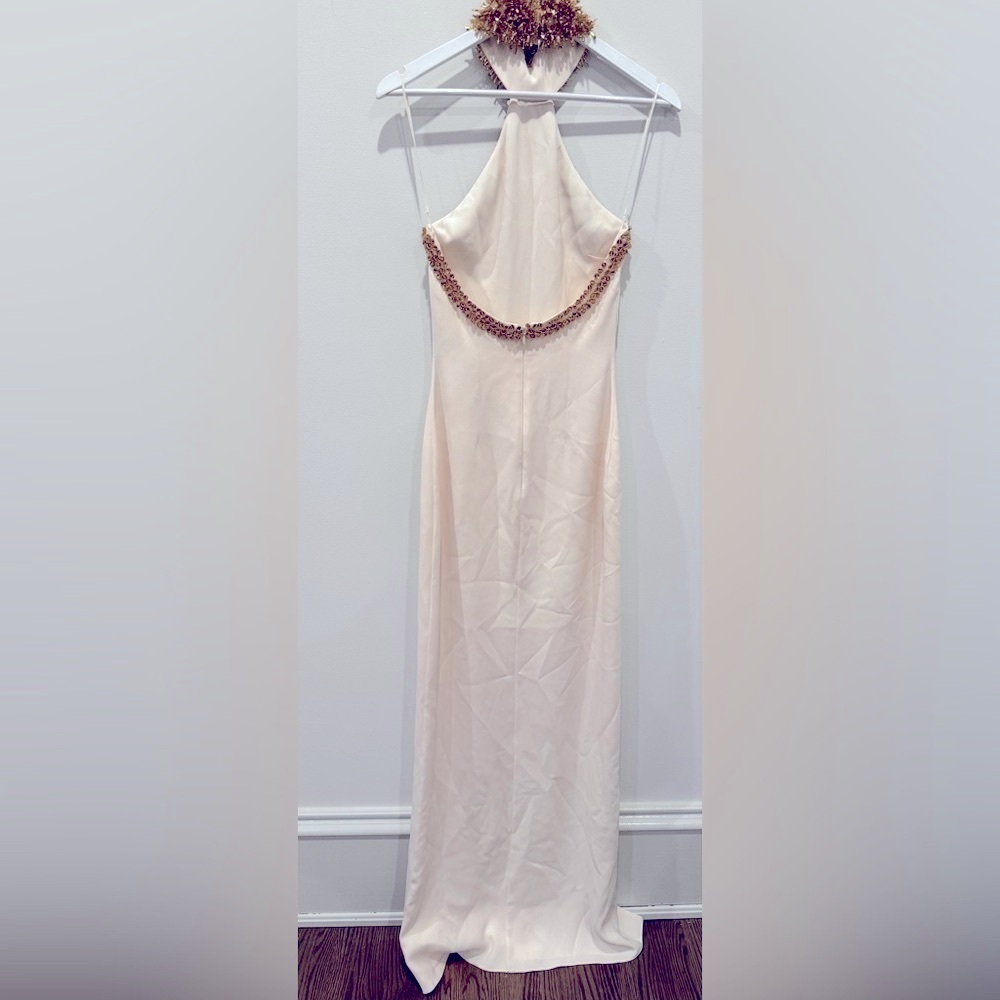 Tom Ford beaded fringe halter gown size 38 - Picture 11 of 16